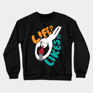 Hey My Soul! Life or Likes?! - white version Crewneck Sweatshirt